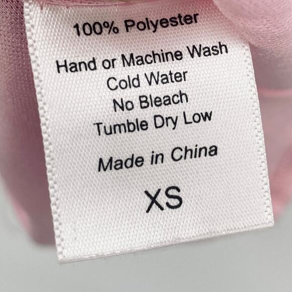 Lucy in the Sky Sequin Velvet Bodycon Mini Dress Iridescent Pink Womens XS - Picture 7 of 7